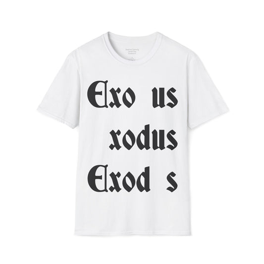 Softstyle T-shirt by Zavier Ellis: 'Exodus'